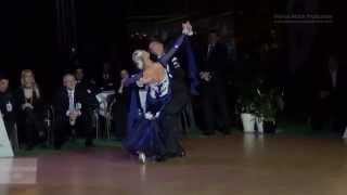 DSFO Megeve 2014  WO STD  solo English Waltz  Evaldas Sodeika amp Ieva Zukauskaite [upl. by Ahseniuq]