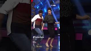 shorts  Sekhar Master amp Sadha dance to all time hit song quotGuvva Gorinkaquot dhee danceshow [upl. by Aciemaj]