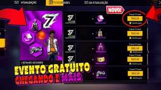 SAIUU O CALENDÁRIO GRATUITO CUBO  ATUALIZAÇÃO NA LOJA DO CUBO SKIN GRÁTIS E MAIS NO FREE FIRE [upl. by Biernat480]