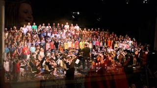 Adiemus Karl Jenkins  Oberstufenchor Cusanus Gymnasium [upl. by Aierbma]