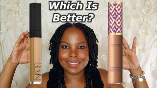 NARS RADIANT CREAMY CONCEALER VS TARTE SHAPE TAPE  WHICH IS BETTER [upl. by Maxfield]