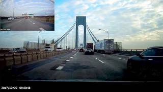 TIMELAPSE NJTP Exit 10 Outerbridge  Verrazano Thru Belt Pkway [upl. by Latsirc498]