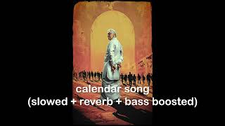 Calendar Song slowed  reverb  bass boosted Indian 2  Kamal Haasan  Anirudh Ravichander [upl. by Jamima]