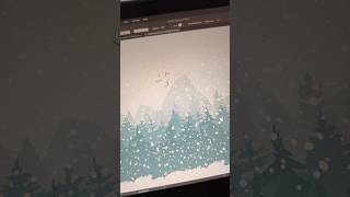 I use my new Foliage BrushSet for adobeillustrator sketcheveryday vectorart digitaldrawing art [upl. by Anelegna]