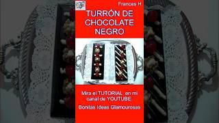 🍫TURRÓN DE CHOCOLATE RELLENO DE CEREZAS Y FRUTOS SECOS 🍒recetasnavideñas christmascooking [upl. by Namwob]