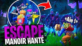 Ce manoir est hanté Trouvez la sortie  Escape avec la Team Croûton sur Fortnite Créatif [upl. by Traci]