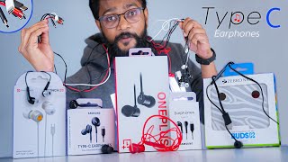 I Tested  5 Type C Earphones in 2023  Must Watch [upl. by Haletky]