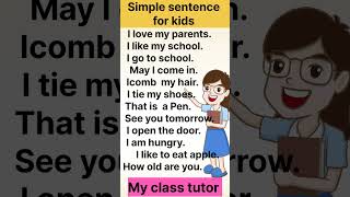 Easy English Sentence for Beginners in 2024viralvideo education tranding english [upl. by Kitti96]