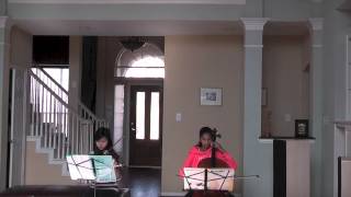 Gavotte by François Joseph Gossec  Joanne  Violin amp Christina  Cello [upl. by Yellat]