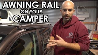 HOW TO FIT AN AWNING RAIL ON A CAMPER VAN fitting Vamoose Cchannel awning rail [upl. by Carmella]