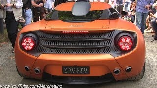 Lamborghini 595 Zagato Sound  WORLD DEBUT [upl. by Gui940]