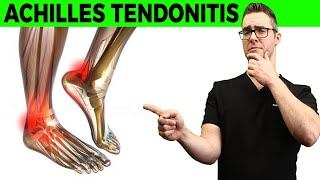 Achilles Tendonitis amp Back of Heel Pain BEST Home Treatments 2024 [upl. by Shir]