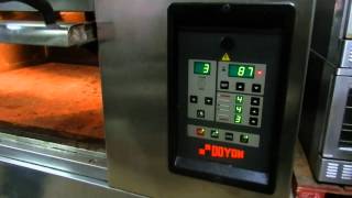 A1Equipment Doyon 2T2 Deck Oven Working in our warehouse in MiamiFL [upl. by Joanna]