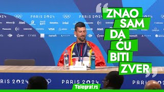 Istorijska konferencija Đokovića nakon osvanja olimpijskog zlata quotOvo je moj najveći uspeh aliquot [upl. by Oile]