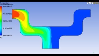 Hot and cold water mixing in ANSYS Fluent [upl. by Opalina]