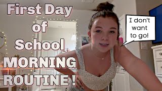 GRWM for the First Day of School Morning Routine 2024  Officially Leah [upl. by Seamus]