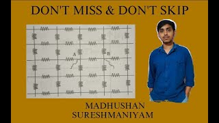 2024 FWC 6TH TERM 50TH MCQ  INFINITY RESISTOR GRID  MADHUSHAN SURESHMANIYAM [upl. by Neiman]