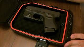 LIFEPOD VAULTEK GLOCK 17 GLOCK 19 GLOCK 26 TRAVEL MOBILE FIREARM STORAGE CHILD PROTECTION GLOCK SAFE [upl. by Audras]