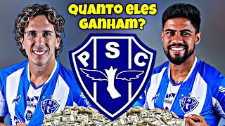 Salário Jogadores Do Paysandu 2024 [upl. by Kirtap]