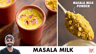 Masala Milk Recipe  Homemade Masala Doodh Powder  मसाला दूध पाउडर और मसाला दूध  Chef Sanjyot Keer [upl. by Bettzel]