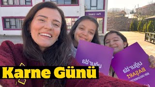 MASAL VE ÖYKÜ KARNE GÜNÜ  Birgünlük Vlog [upl. by Kobe]