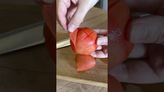 Easy Way to Peel Tomatoes cookinghacks [upl. by Atteloc]