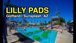 4K Lilly Pads Golfland Sunsplash Mesa AZ [upl. by Portuna]