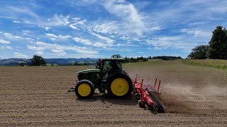 Bio Mais 🇨🇭🌽 mit Pöttinger Rollhacke bearbeiten [upl. by Rehtul]