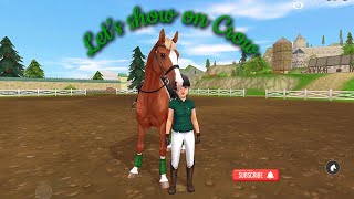 🐴LETS SHOW ON MY NEW HORSE CROW💚 star stable online [upl. by Irfan592]