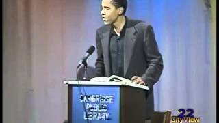 Obama Reading From Dreams From My Father 1995 [upl. by Jacobson667]