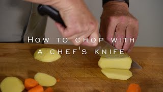 How to use a chefs knife [upl. by Amak]