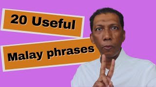 Speak Malay like A Malay  20 Useful Phrases Pt1 [upl. by Xenia314]