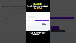 Best B2C Lead Generation tool in 2024 b2bleads leadgeneration software [upl. by Nareht]