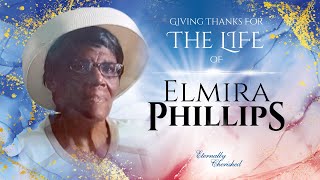 A Celebration of Life Elmira Cartelia Phillips nee Griffith [upl. by Jeuz]