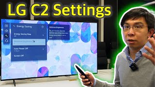 42inch LG C2 Picture Settings Walkthrough  Surprising OLED Motion Change [upl. by Enilarac921]