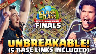 1 MILLION Clash Worlds GRAND FINALS with ALL TH15 BASE LINKS from WINNERS Clash of Clans [upl. by Uticas]