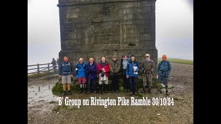 Sefton Road Ramblers B Group on Rivington Pike 30 10 24 movie [upl. by Julius916]