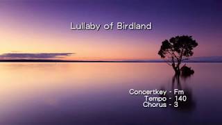 Lullaby of Birdland   Eb instrument [upl. by Aniale503]