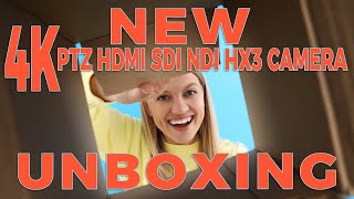 ZowiePTZ 4K NDI Camera Unboxing [upl. by Latsyrhc655]