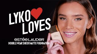 Lyko Loves  Estée Lauder Double Wear Sheer Matte Foundation [upl. by Auhesoj21]