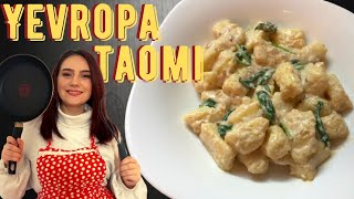 Yevropa Taomlari  Kartoshkadan Gnocchi  Ajoyib ovqat [upl. by Gerger]