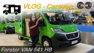 Forster VAN 541 HB  Einstiegsmodell in die CamperWelt  VLOG  Caravan Salon 2020 [upl. by Renelle]