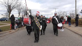 2024 Mississauga Santa Claus Parade  2824 COPS Royal Canadian Army Cadet Corps Military Band [upl. by Annoeik]