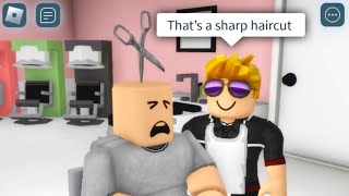 QUIMIC BECOMES A BARBER  Roblox Brookhaven 🏡RP  Funny Moments MEMES [upl. by Lombardy233]