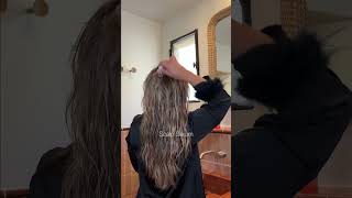 Try this routine if you suffer with hair loss and hair shedding 🙏🏼 haircareroutine hairtutorial [upl. by Krucik]