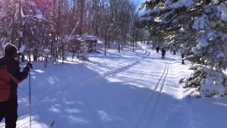 Skiing at ABR ski trail Ironwood Michigan [upl. by Conah]