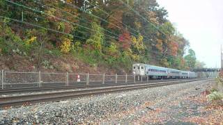 RARE SEPTA Great Valley Flyer at Devon Pa with SEPTAs only ALP44 2308 [upl. by Aloysius]