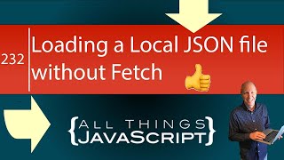 JavaScript Tip Loading a Local JSON File without Fetch [upl. by Rhynd]