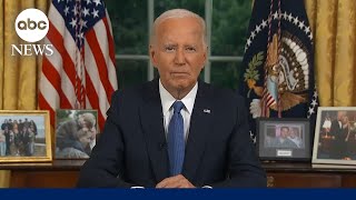 FULL SPEECH President Joe Biden gives address after dropping out of 2024 election [upl. by Eversole387]