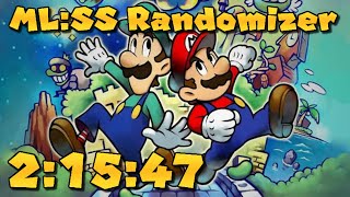 MLSS Randomizer Speedrun No ER  Random Seed in 21547 Former PB [upl. by Enniotna]